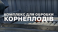 Універсальна лінія для перероблення овочів (очищення і сортування моркви, буряку, цибулі та інші)