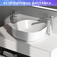 Раковина накладная, квадрат, 43 см, цвет белый глянец MFAWCC30430WG AM.PM Func