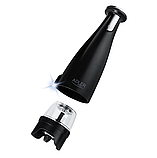 Подрібнювач спецій 3в1 Adler AD 4449b Набір з 3 мельниць для спецій, солі та перцю - USB, фото 4