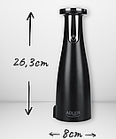 Подрібнювач спецій 3в1 Adler AD 4449b Набір з 3 мельниць для спецій, солі та перцю - USB, фото 7