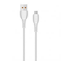 Кабель USB WALKER C325 Micro white