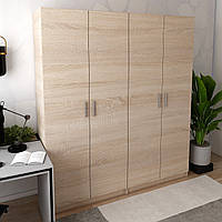 Шкаф для одежды в спальню Промо Дуб Cонома 180х48х204 распашной гардероб для спальни шкафы комплект