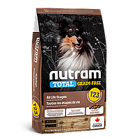 Корм NUTRAM (Нутрам) Total GF Turkey Chiken Duck для собак (3 виду птиці), 11,4 кг