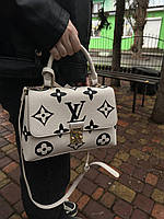 Женская сумка Louis Vuitton,  бедая женская сумка Луи Витон с ремешком