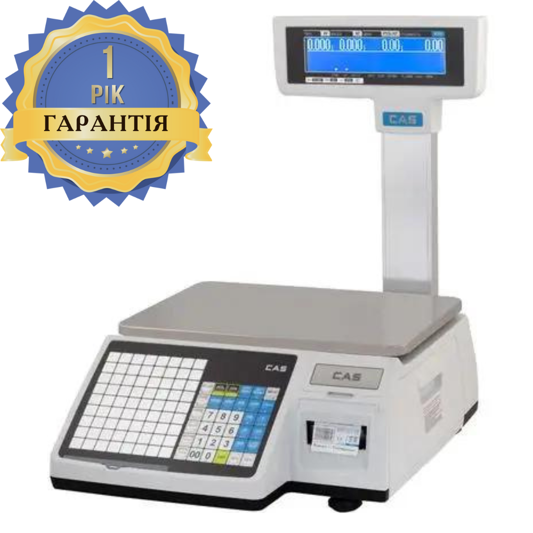 Ваги з друком етикетки CAS CL-5200-P
