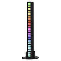 Светодиодный светильник RGB Звуковая лампа музыкальный эквалайзер 16 L021 APP