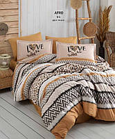 Постільна білизна Aran Clasy "Afro V-1" ранфорс Ranforce бавовняна євро розміру Туреччина