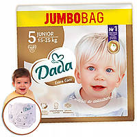 Підгузки Dada extra care Польща 5 (15-25кг) 68шт