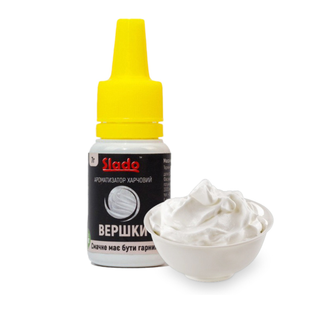 Ароматизатор харчовий Slado, Вершки, 7ml, фото 1