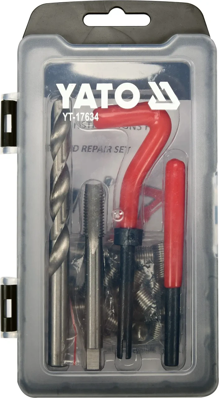 Набір для ремонту різі YATO YT-17634 (М10х1,5 мм.), фото 1