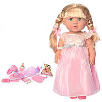 Дитяча інтерактивна Лялька зріст 42 см для дівчинки з аксесуарами та вміє ходити Baby Toby 318005E4-E5