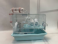 Клітка для хомяка з лабіринтом 36х27х28 см, фото 2