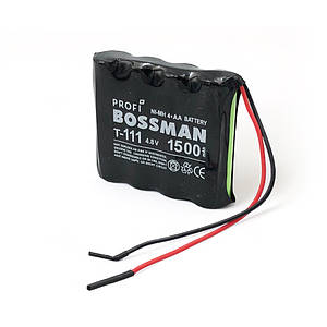 Акумуляторная збірка (4xAA) Bossman T111 (4.8v 1500mAh) + дроти