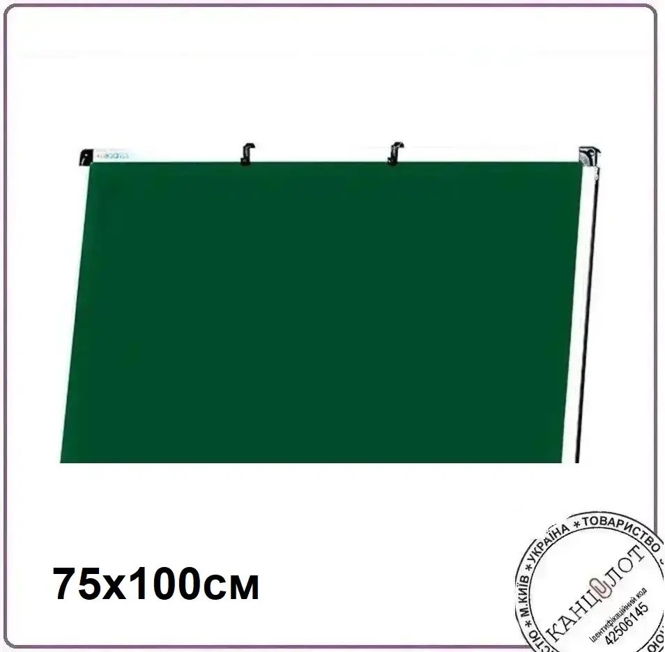 Дошка UKRBOARDS для крейди 75х100см , алюмінієва рамка (UB75x100G)