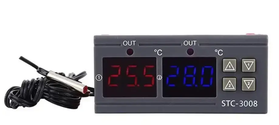 Терморегулятор STC 3008 (від -55 до 110 °C 12V)