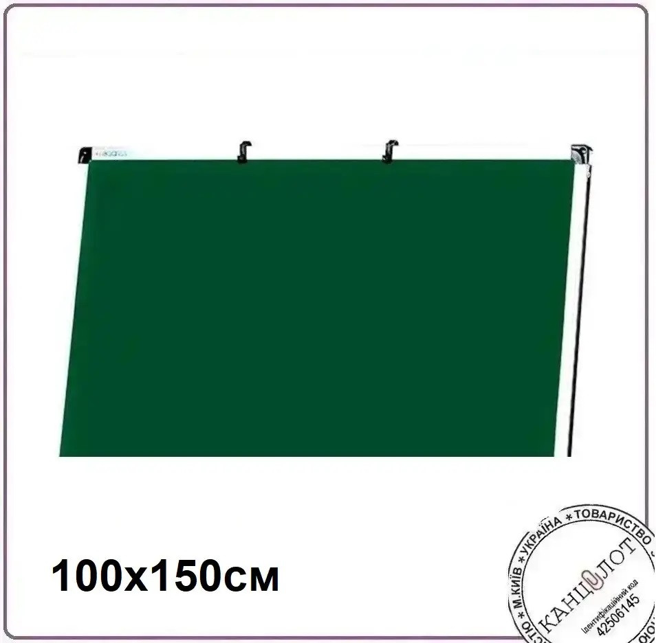 Дошка UKRBOARDS для крейди 100х150см , алюмінієва рамка (UB100x150G)