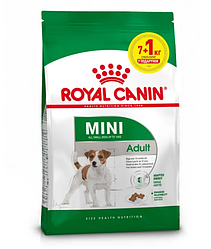 Акція! Корм для собак Royal Canin Mini Аdult (Роял Канін Міні Едалт) 7кг + 1кг у подарунок!
