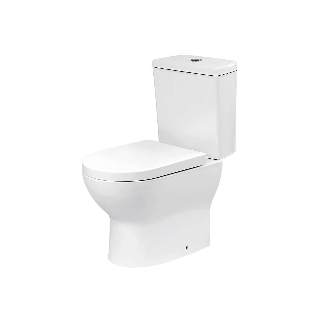 Унітаз компакт Insana Ronan 720*400*810 сидіння дюропласт з мікроліфтом білий