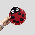 Комплект для дитячого в’язаного рюкзака Тедді , натуральна шкіра, фото 3