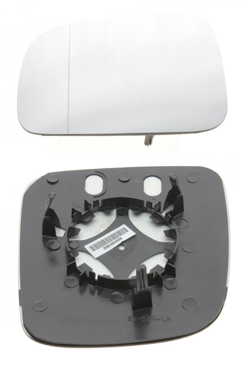 Вкладиш скло дзеркала Volkswagen Caddy 2004-2015 Фольксваген Кадді 3 (ліве без підігріва з рамкою), фото 1