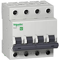 Автоматический выключатель 25A 4,5kA 4P тип С Easy9 Schneider EZ9F34425