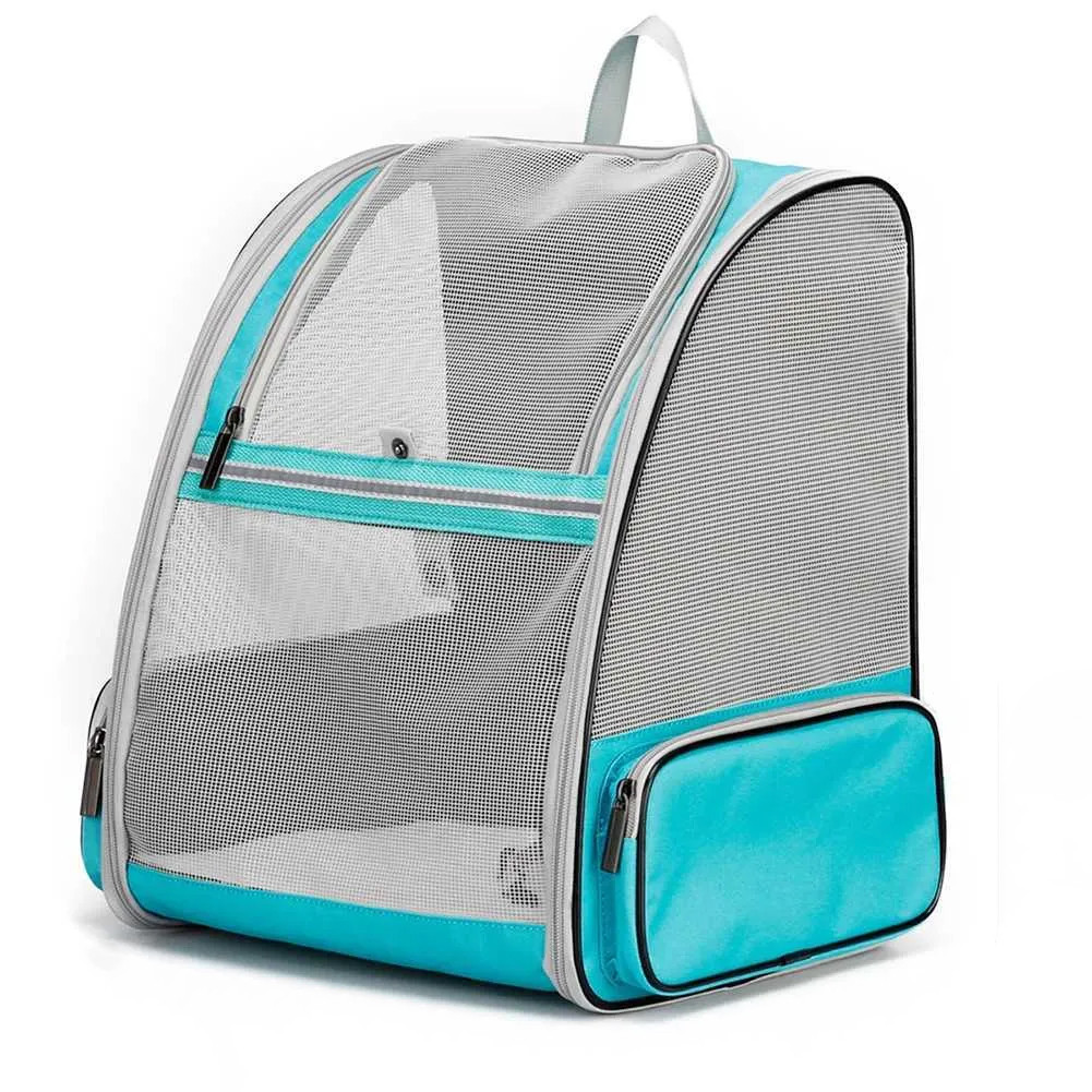 Рюкзак-перенесення для котів та собак 41х28х35 CosmoPet CP-42 Light Blue