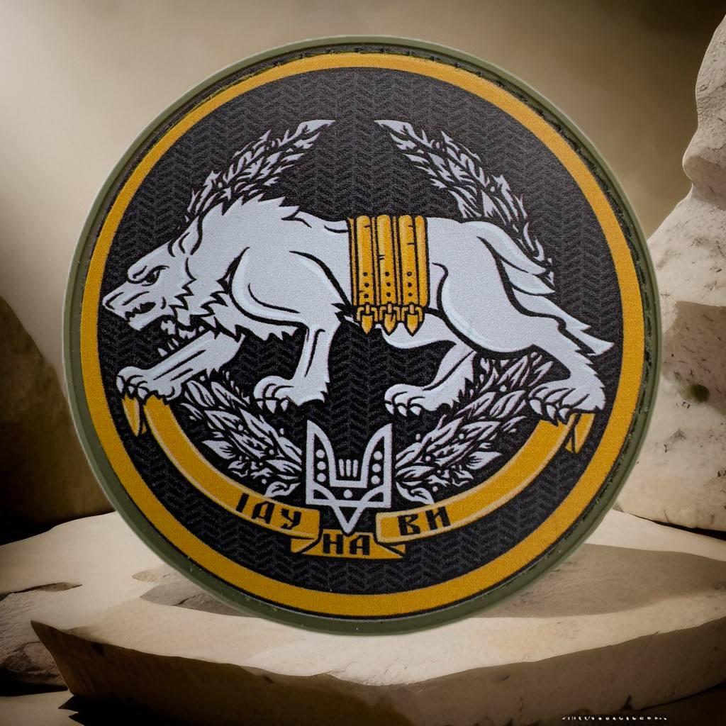 Шеврон патч ССО Іду на Ви (Сили спеціальних операцій Озброєних сил України) гумовий пвх