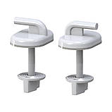 Сидіння для унітазу SoloPlast SP8, кріплення пластик, 358х430 мм, фото 5