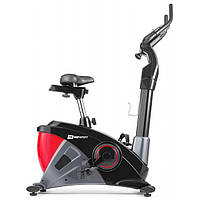 Велотренажер для дома вертикальный до 150 кг Hop-Sport HS-090H Apollo iConsole + мат черный с красный