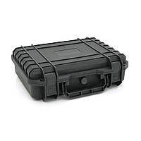Пластиковый переносной ящик для инструментов (корпус) Voltronic, размер внешний - 250x203x77 мм, внутренний -