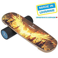 Балансборд Ingwest Phoenix (Balance Board Training System), прорезиненный роллер (IW)