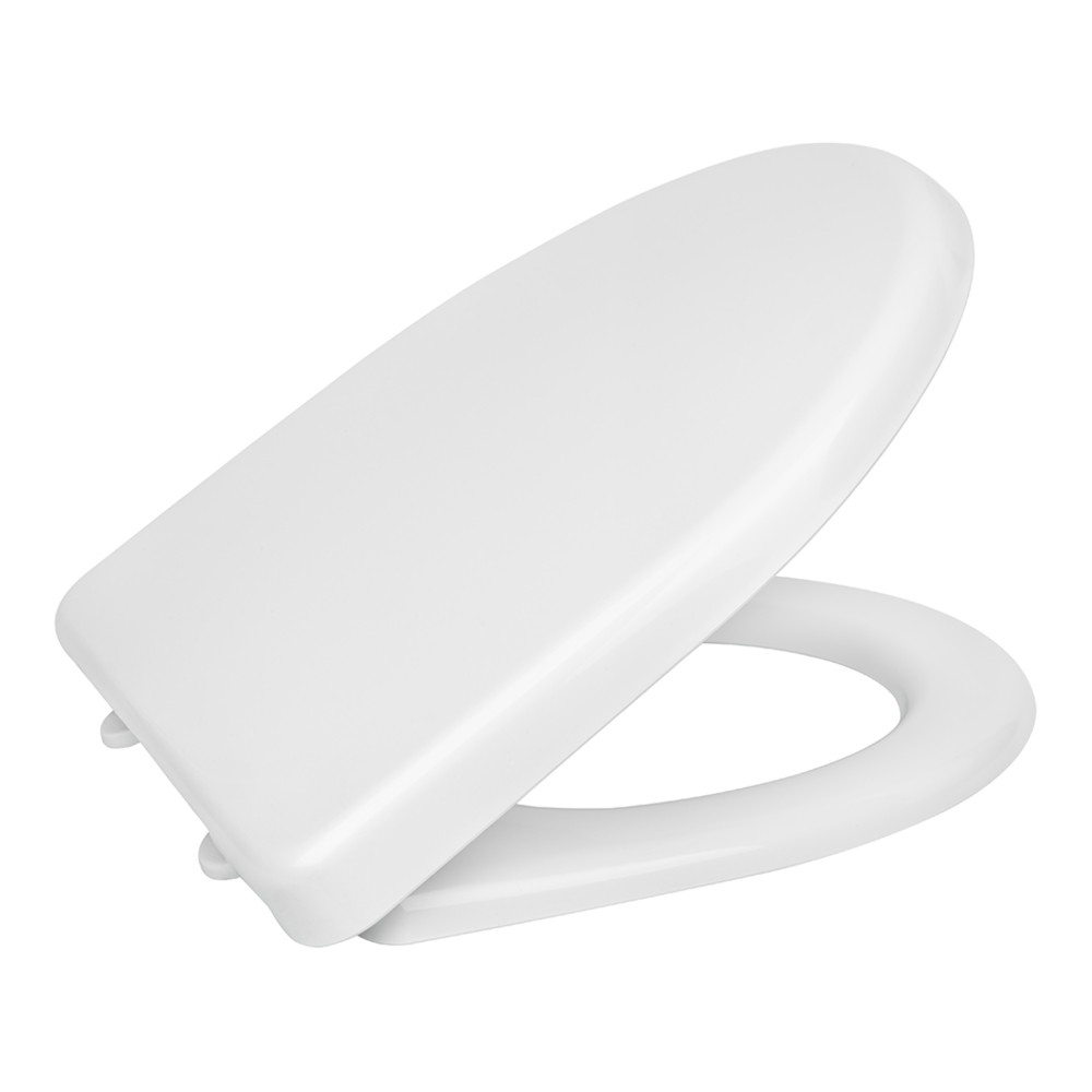 Сидіння для унітазу SoloPlast SP6-D з мікроліфтом, кріплення пластик, 365х445 мм, фото 1