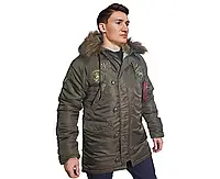 Куртка Аляска зимняя N-3B slim Tundra Top Gun