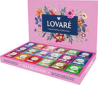 Lovare Tea Collection Great Party асорті 18 різновидів по 5 шт. у подарунковому пакованні