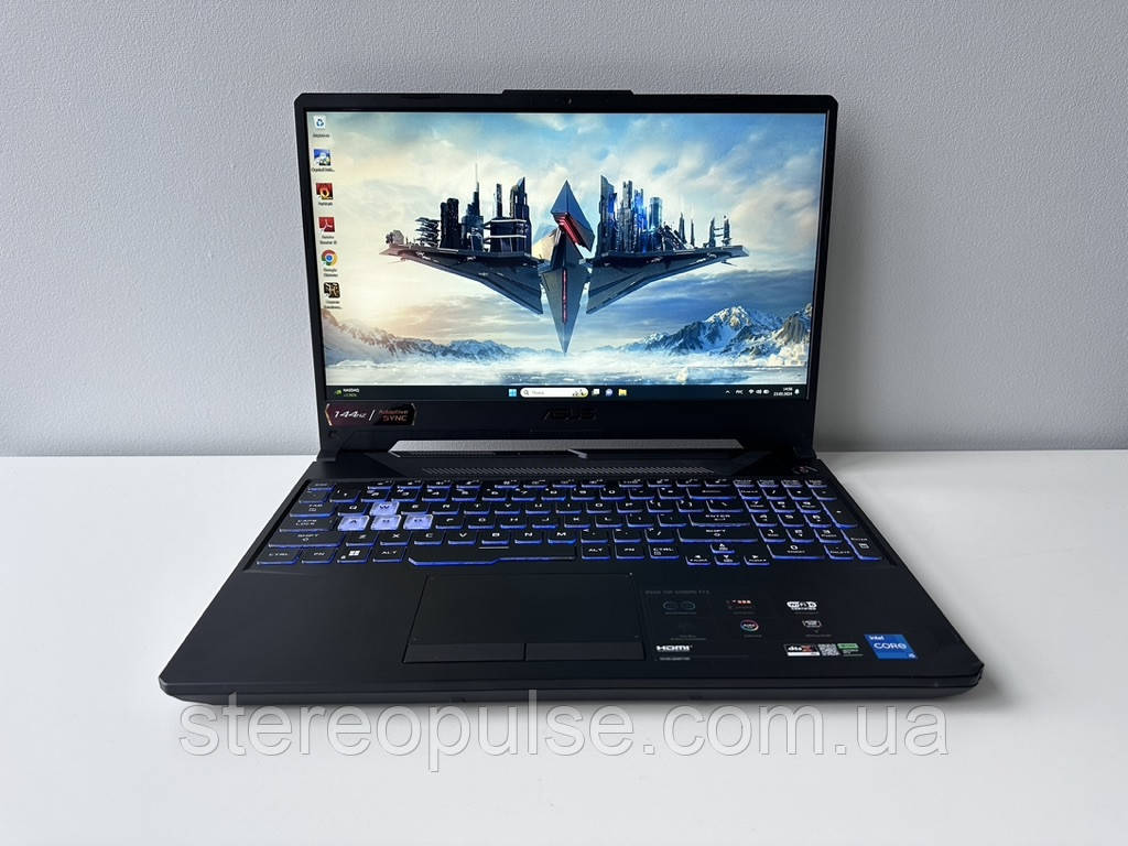 Ігровий ноутбук Asus TUF Gaming F15 (FX506H): i5-11400H/RTX2050 (4Gb)/16Gb DDR4/512Gb SSD