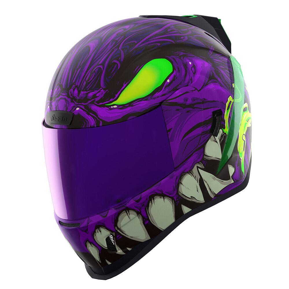 МОТОШОЛОМ ЗАКРИТИЙ ICON AIRFORM MIPS MANIK'RR КОЛІР PURPLE