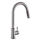 Мийка Kroner 7849RHM права та змішувач для кухні з висувним виливом Kroner — PVD03916 сенсорний, фото 7