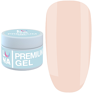 Гель для нарощування LUNAmoon Premium Gel №10, 15 мл персиковий