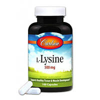 L-лизин Carlson L-Lysine 500 mg 100 caps