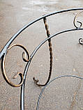 Кована кільцева опора для гортензій. Кована опора для півонії й троянд. Кільцева опора для рослин, фото 6