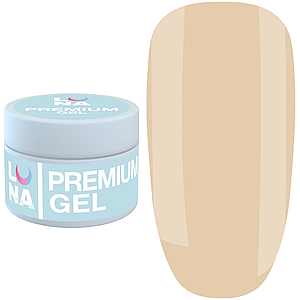 Гель для нарощування LUNA Premium Gel №18, 15 мл карамельний