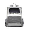 Рюкзак-переноска для котів та собак 41х28х35 CosmoPet CP-42 Gray, фото 3