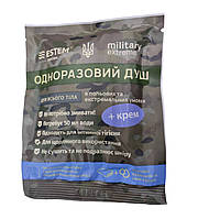 Сухой душ MILITARY COMFORT PLUS (Пенная губка + Полотенце + Саше с водой + Саше с кремом)