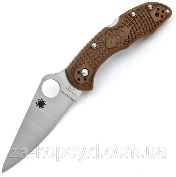 Ніж Spyderco Delica 4 Коричневий