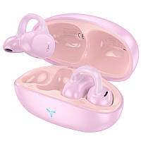 Наушники HOCO EW57 Auspicious clip-on true wireless BT headset |BT5.3, 70/450mAh, 11h| pink