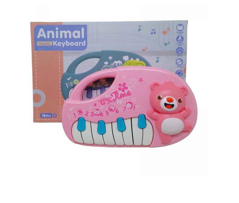 Піаніно дитяче "Animal kingdom" (рожевий) MIC (MTK036-2)
