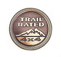 Автологотип шильдик емблема Jeep Snow Mountain Trail Rated bronz Emblems 111516