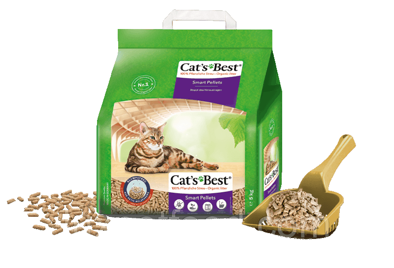 Наповнювач Cats Best Smart Pellets / Cat's Best smart pellets 20л 8.6кг Nature Gold / Кетс бест смарт пелетс для котячого туалету