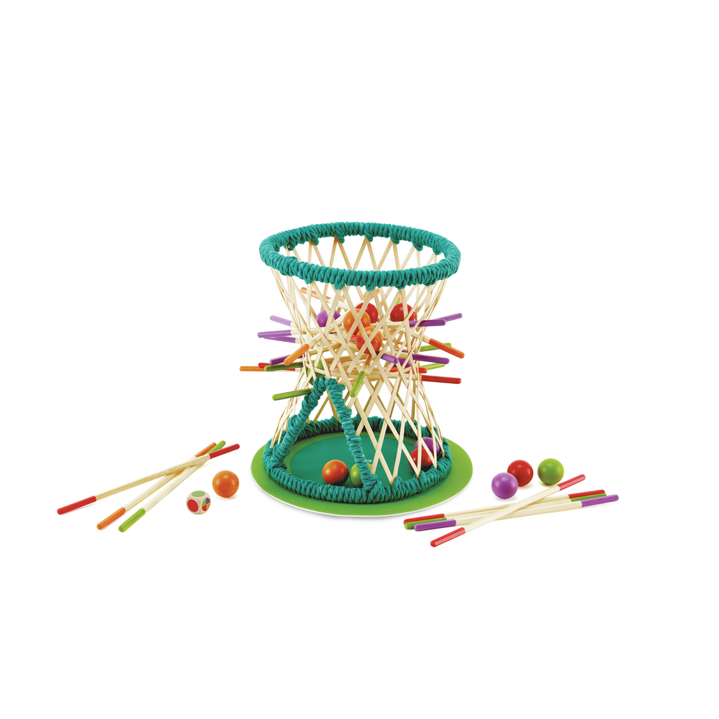 Гра головоломка з бамбука Pallina з кульками Hape E5522