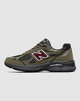 Чоловічі Кросівки New Balance 990 v3 Made in USA Khaki / Нью Беланс 990 В3 Мейд ін ЮСА Хакі, фото 1
